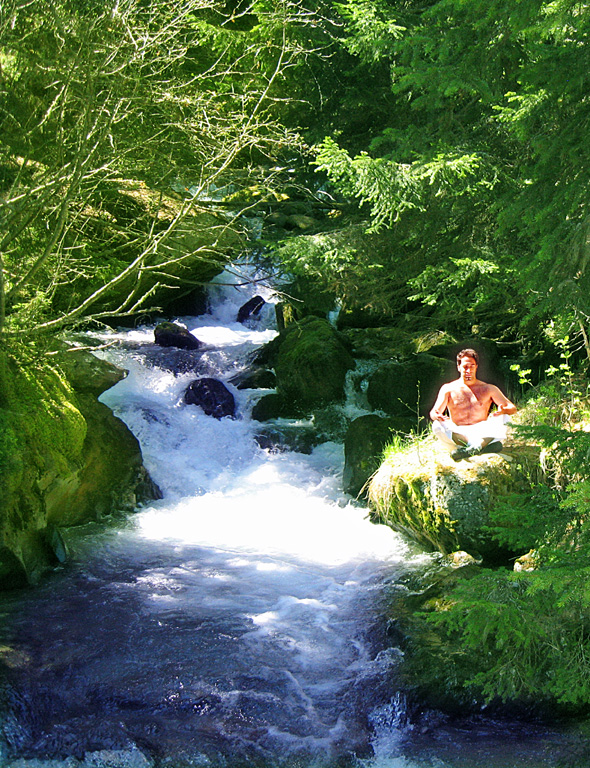 in meditazione